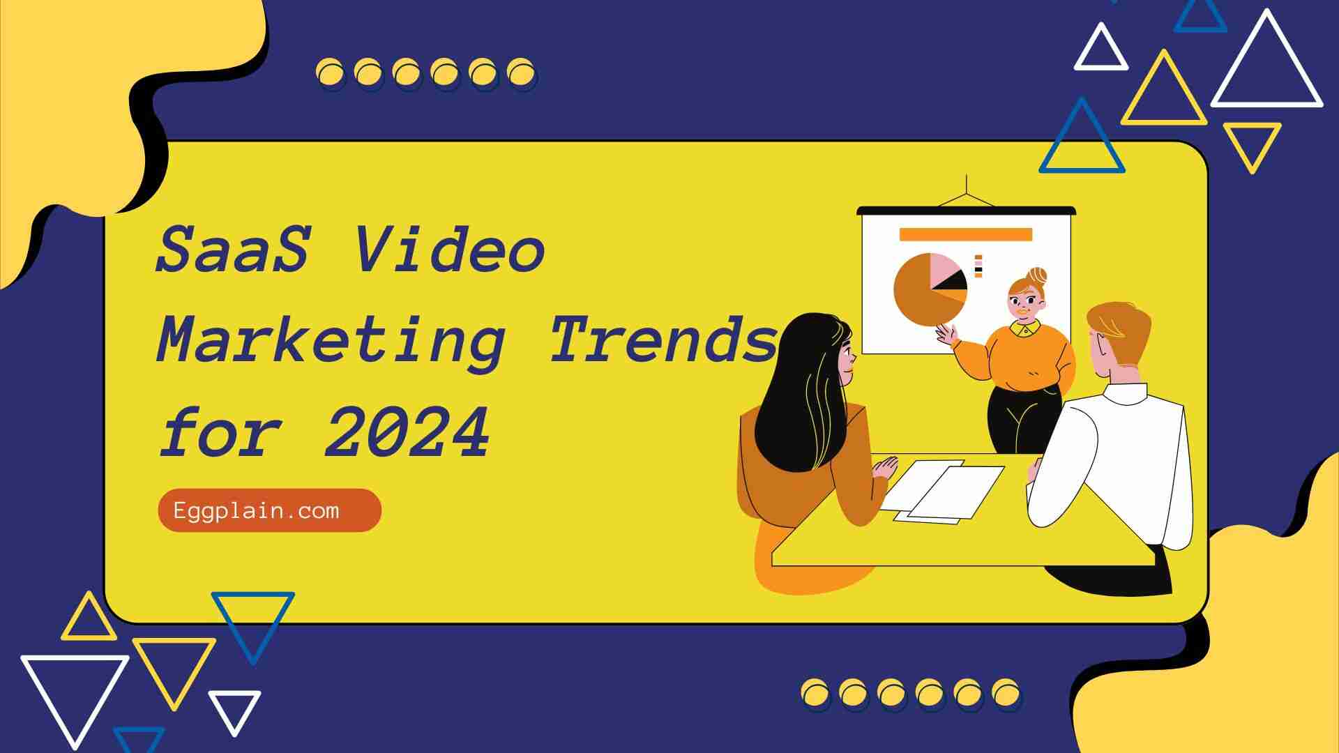 A dynamic SaaS explainer video marketing showcasing the latest trends for 2024